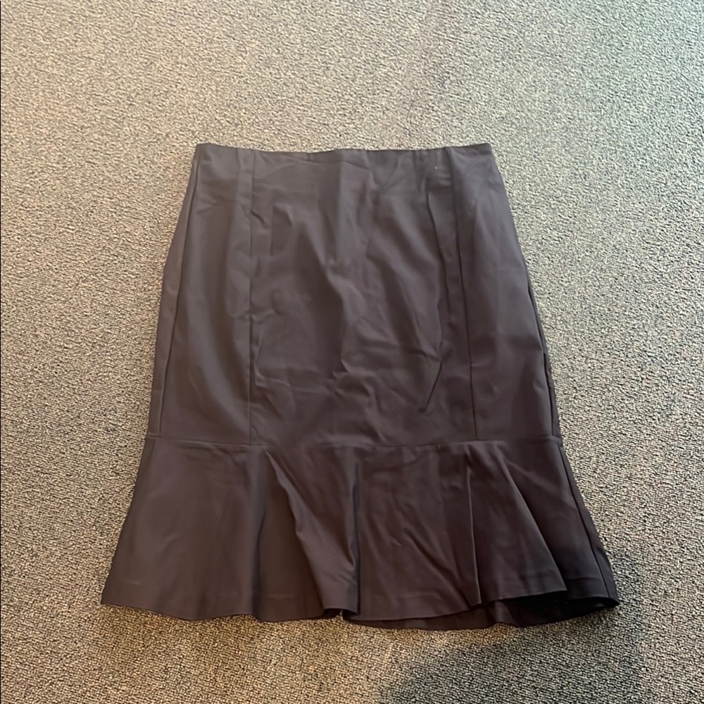 Plus size black Eloquii peplum skirt